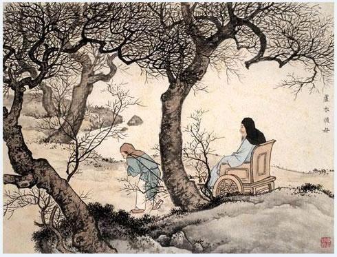 芦衣顺母图片,孝道典范的生动写照